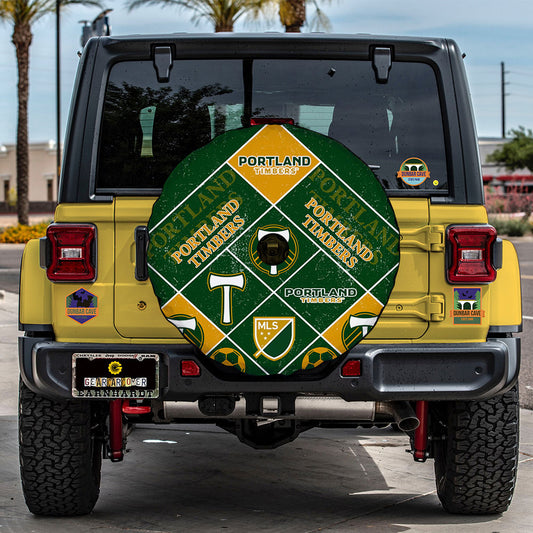 Portland Timbers Spare Tire Covers Camera Hole Sporty Team Collection - Gearcarcover - 2