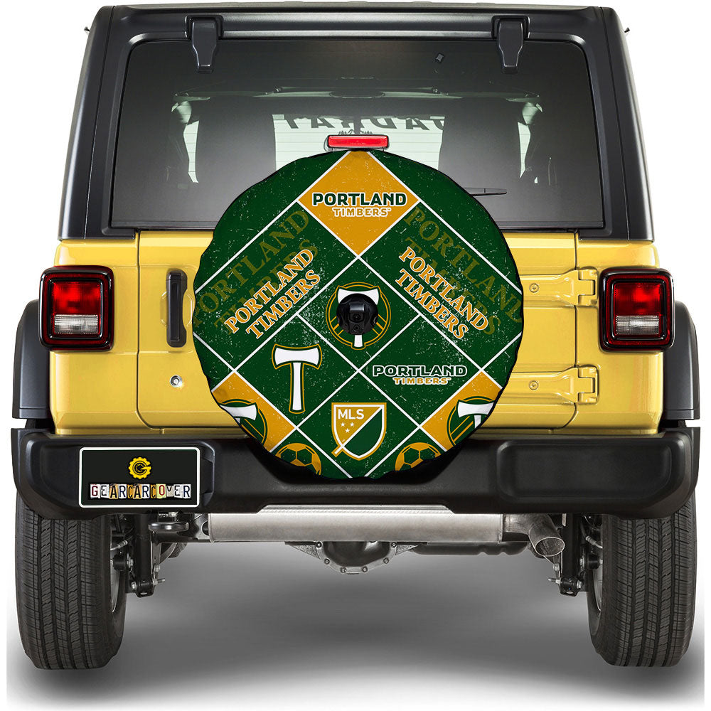 Portland Timbers Spare Tire Covers Camera Hole Sporty Team Collection - Gearcarcover - 1