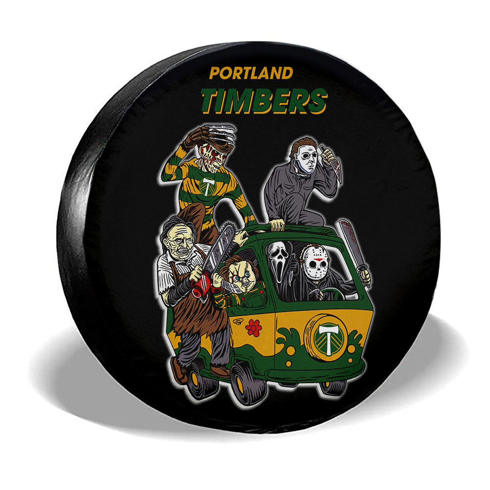 Portland Timbers Spare Tire Covers Horror Characters Car Accessories - Gearcarcover - 3