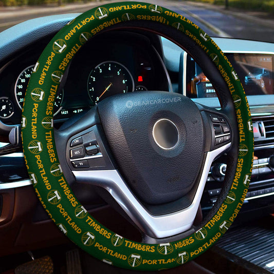 Portland Timbers Steering Wheel Cover Sporty Team Collection - Gearcarcover - 1