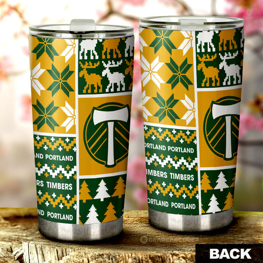 Portland Timbers Tumbler Cup Custom Ugly Style Car Accessories - Gearcarcover - 2