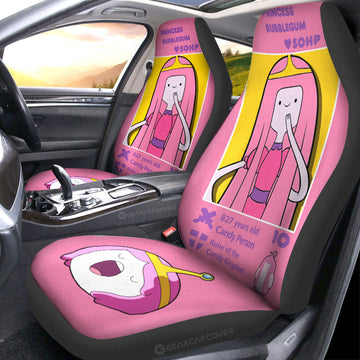 Princess Bubblegum Car Seat Covers Custom Adventure Time Car Accessories - Gearcarcover - 1