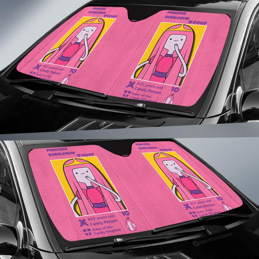 Princess Bubblegum Car Sunshade Custom Adventure Time Car Accessories - Gearcarcover - 2