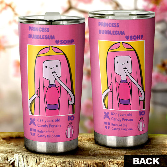 Princess Bubblegum Tumbler Cup Custom Adventure Time Car Accessories - Gearcarcover - 2