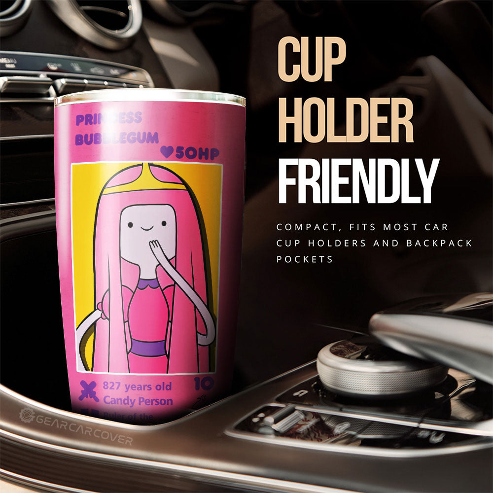 Princess Bubblegum Tumbler Cup Custom Adventure Time Car Accessories - Gearcarcover - 3