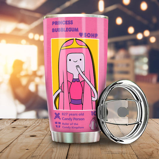 Princess Bubblegum Tumbler Cup Custom Adventure Time Car Accessories - Gearcarcover - 1