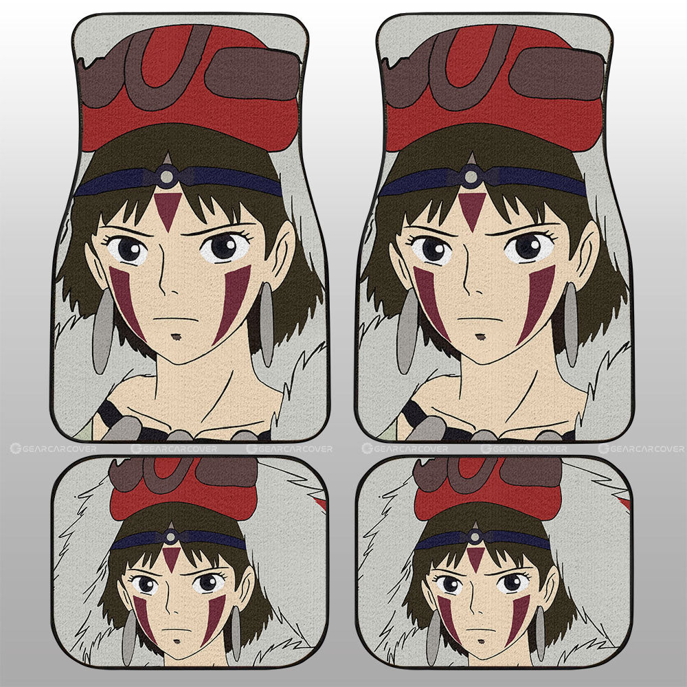 Princess Mononoke Car Floor Mats Custom Car Accessories - Gearcarcover - 1