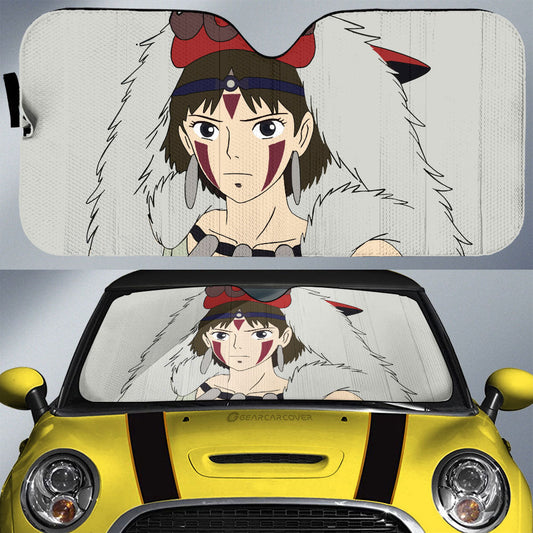 Princess Mononoke Car Sunshade Custom Car Accessories - Gearcarcover - 1