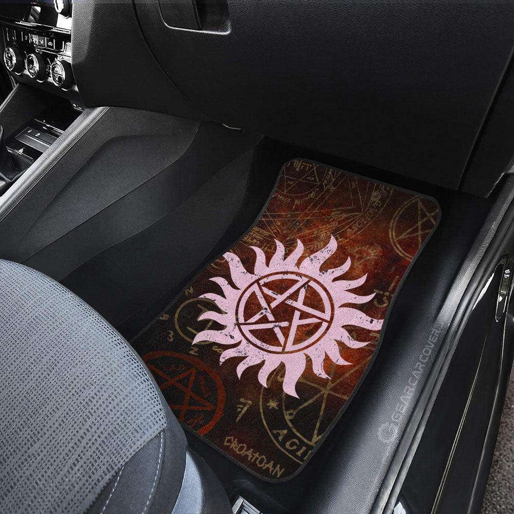 Protection Tattoo Car Floor Mats Custom Supernatural Car Accessories - Gearcarcover - 3