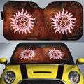 Protection Tattoo Car Sunshade Custom Supernatural Car Accessories - Gearcarcover - 1