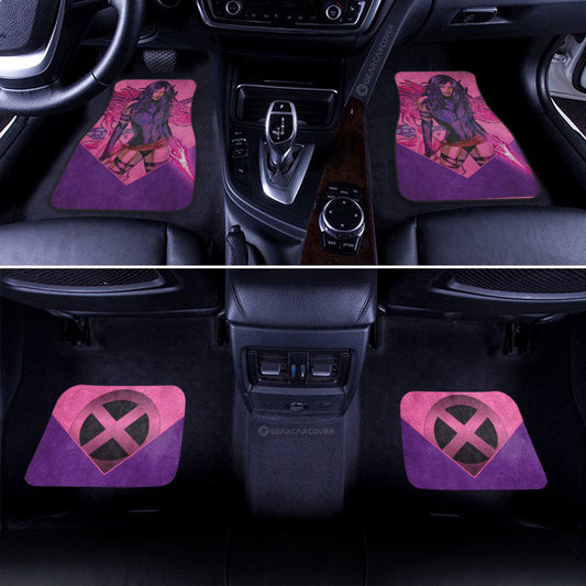 Psylocke Car Floor Mats Custom Car Accessories - Gearcarcover - 2