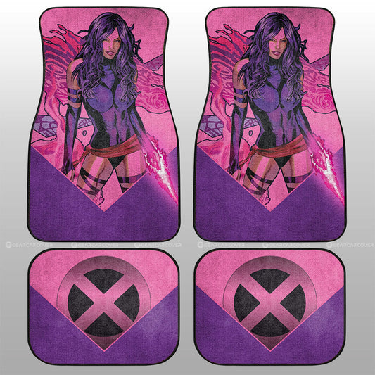 Psylocke Car Floor Mats Custom Car Accessories - Gearcarcover - 1