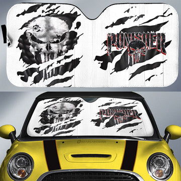 Punisher Car Sunshade Custom Uniform Car Accessories - Gearcarcover - 1