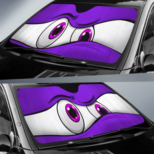 Purple Curious Car Eyes Sun Shade Custom Car Accessories Funny Gifts - Gearcarcover - 2