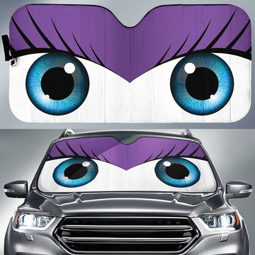 Purple Cute Car Eyes Sun Shade Custom Car Accessories - Gearcarcover - 1