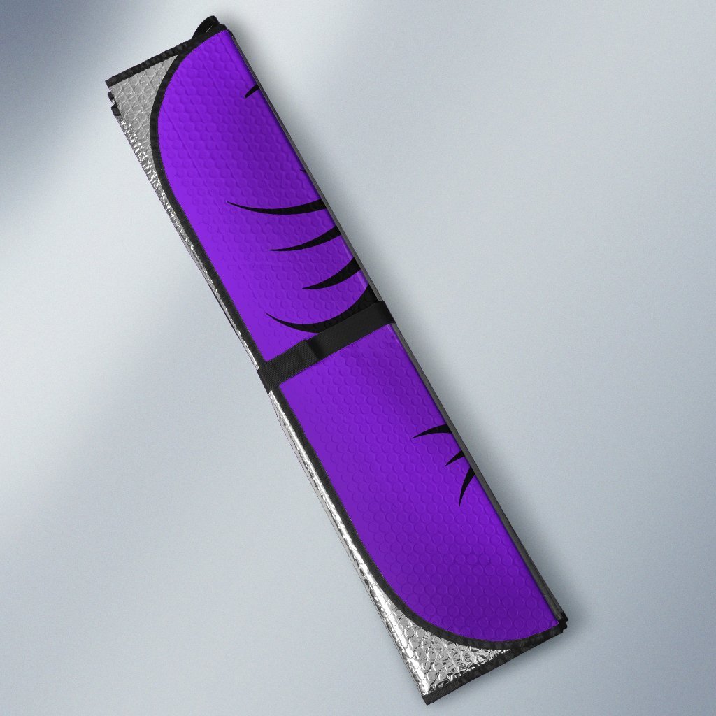 Purple Cute Car Eyes Sun Shade Custom Cool Car Accessories - Gearcarcover - 3