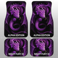 Purple Flying Dragon Car Floor Mats Custom Car Accessories - Gearcarcover - 1