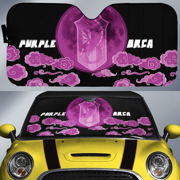 Purple Orca Car Sunshade Custom Car Accessories - Gearcarcover - 1