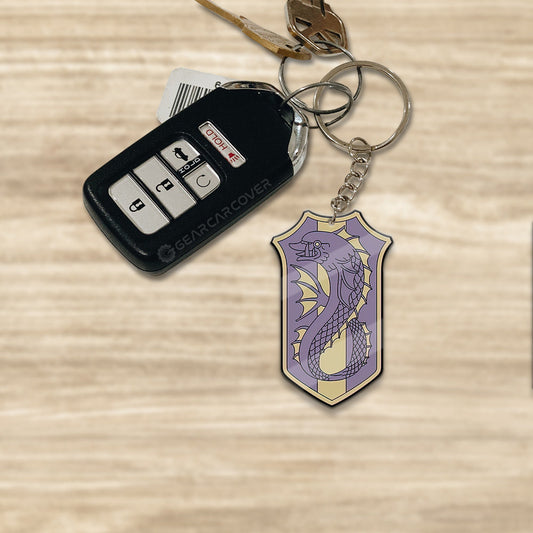 Purple Orca Keychain Custom Car Accessories - Gearcarcover - 1