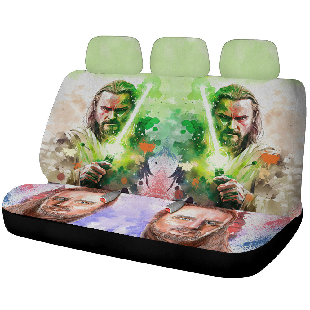 Qui Gon Jinn Car Back Seat Covers Collection - Gearcarcover - 1