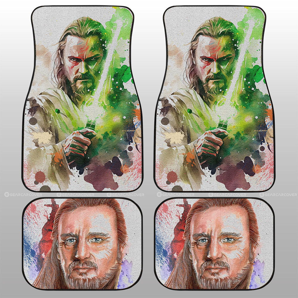 Qui Gon Jinn Car Floor Mats Collection - Gearcarcover - 1