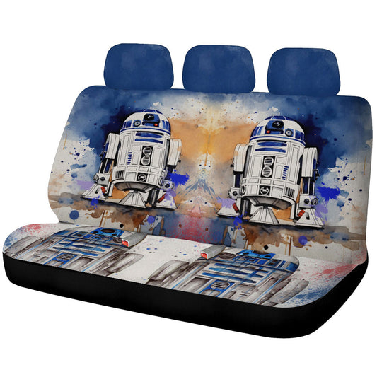R2 D2 Car Back Seat Covers Collection - Gearcarcover - 1