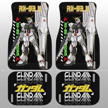 RX-93 _ Gundam Car Floor Mats Custom Gundam Anime Car Accessories - Gearcarcover - 1