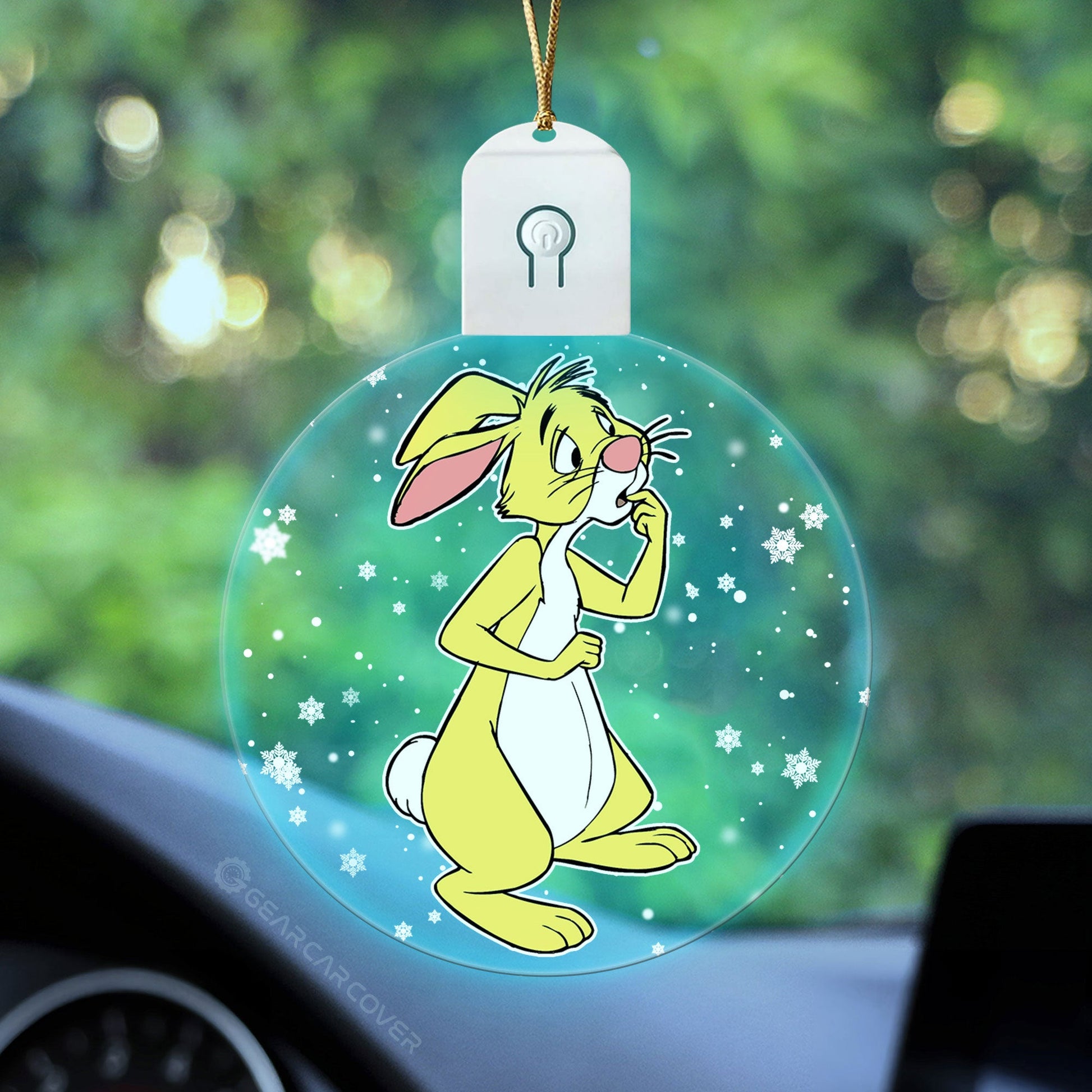 Rabbit Led Ornament Custom Car Decorations - Gearcarcover - 2