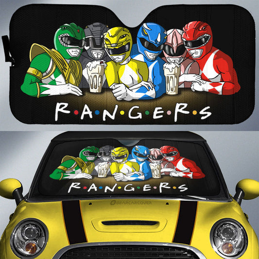 Rangers Mashup Car Sunshade Custom Car Accessories - Gearcarcover - 1