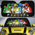 Rangers Mashup Car Sunshade Custom Car Accessories - Gearcarcover - 1