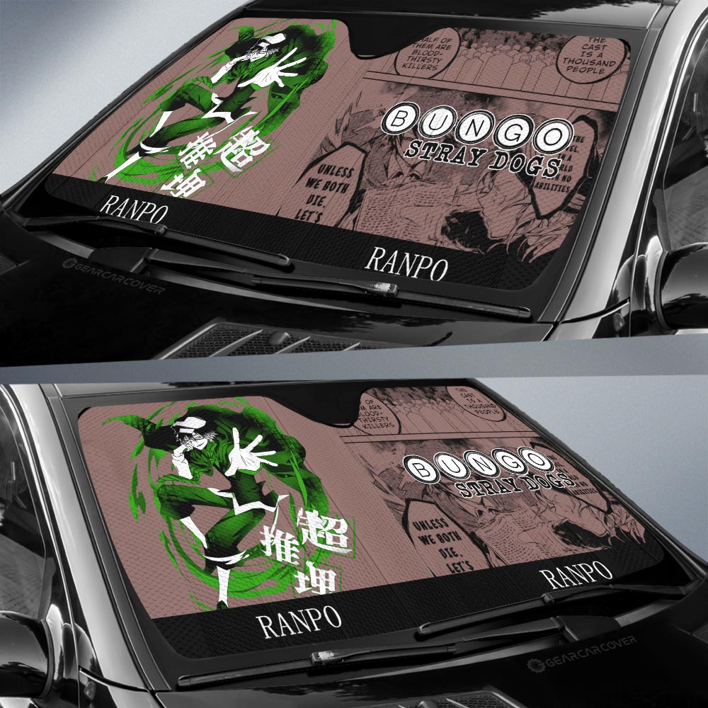 Ranpo Edogawa Car Sunshade Custom Car Interior Accessories - Gearcarcover - 3