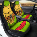 Raphael Car Seat Covers Custom Ninja Turtle Car Accessories - Gearcarcover - 2