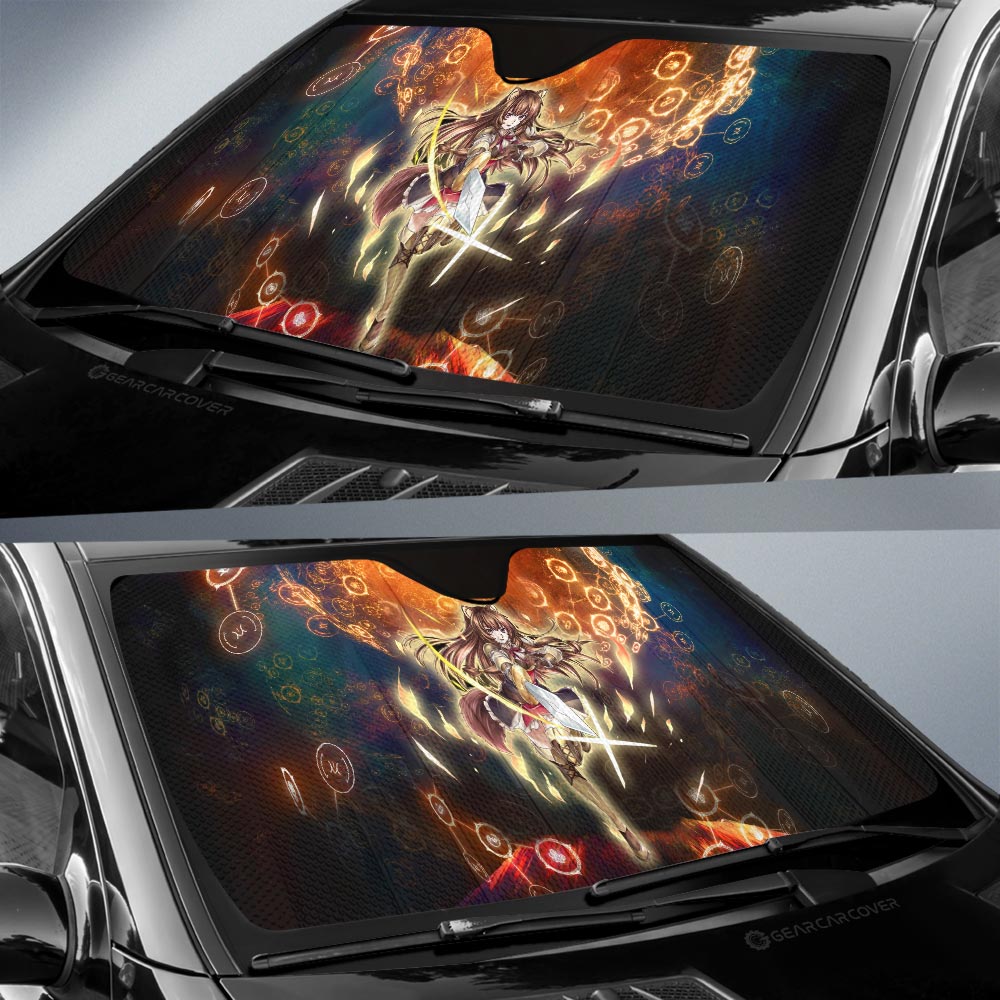 Raphtalia Car Sunshade Custom The Rising Of The Shield Hero Anime Car Interior Accessories - Gearcarcover - 3