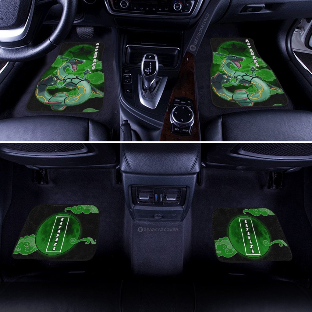 Rayquaza Car Floor Mats Custom Anime Car Accessories For Anime Fans - Gearcarcover - 3
