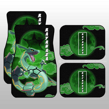Rayquaza Car Floor Mats Custom Anime Car Accessories For Anime Fans - Gearcarcover - 1