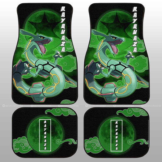 Rayquaza Car Floor Mats Custom Car Accessories For Fans - Gearcarcover - 2