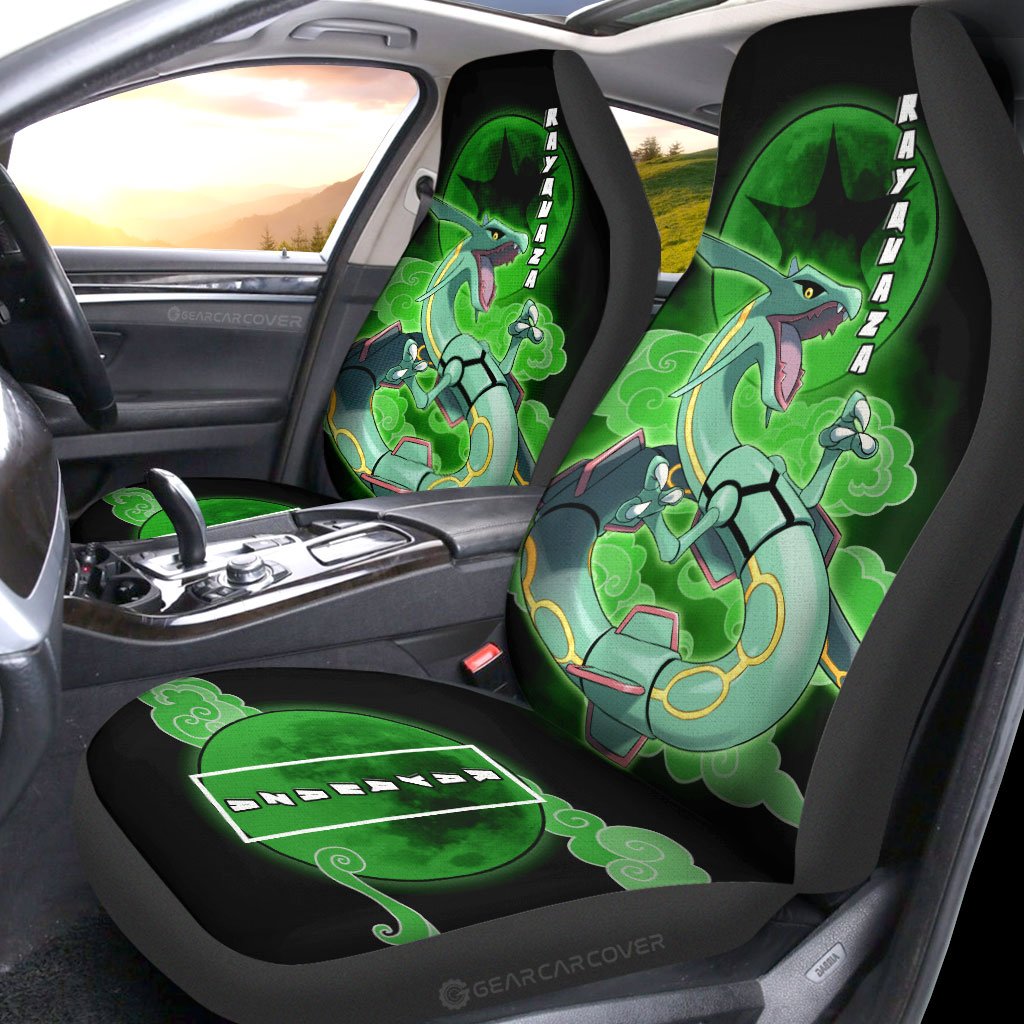 Rayquaza Car Seat Covers Custom Anime Car Accessories For Anime Fans - Gearcarcover - 2