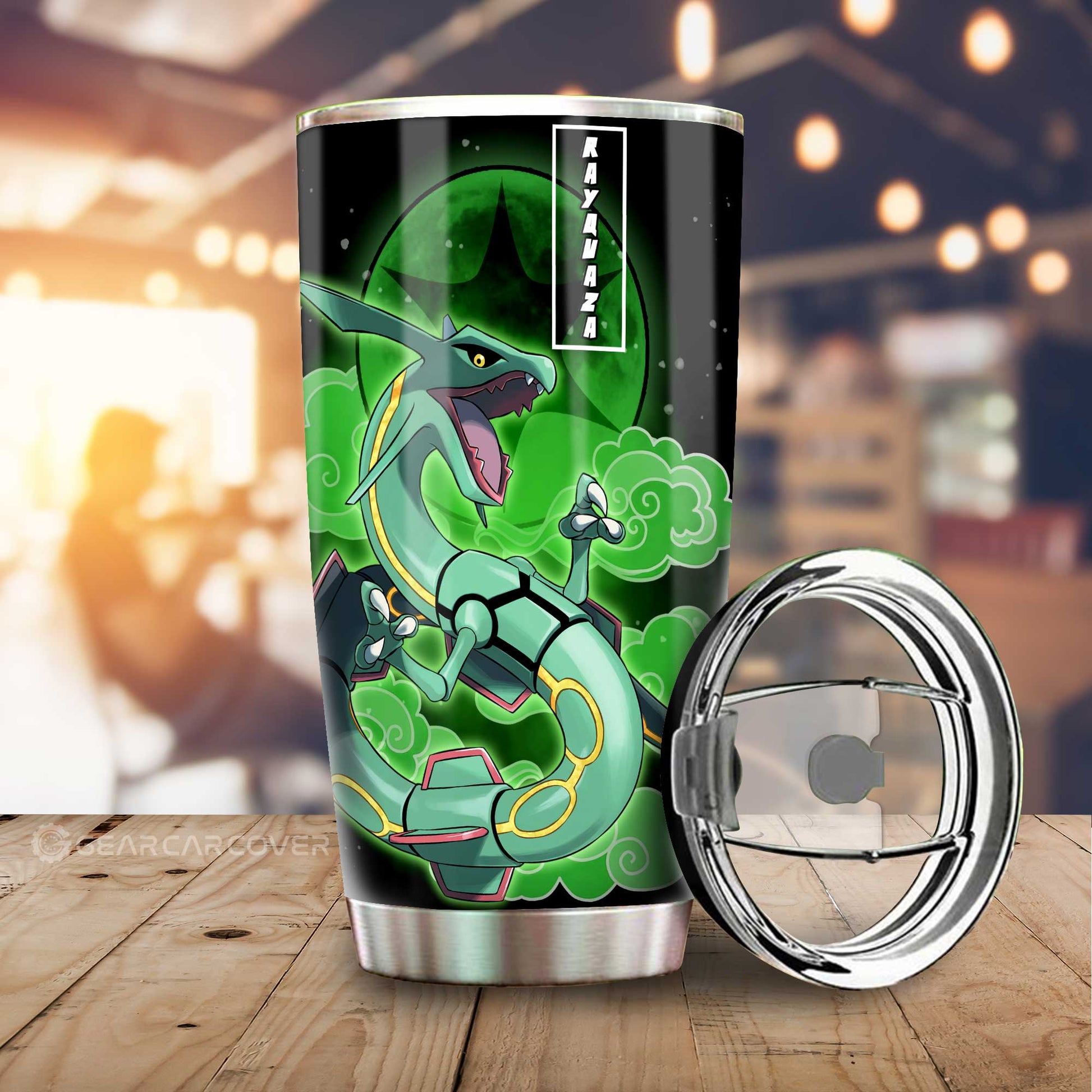Rayquaza Tumbler Cup Custom Anime - Gearcarcover - 1
