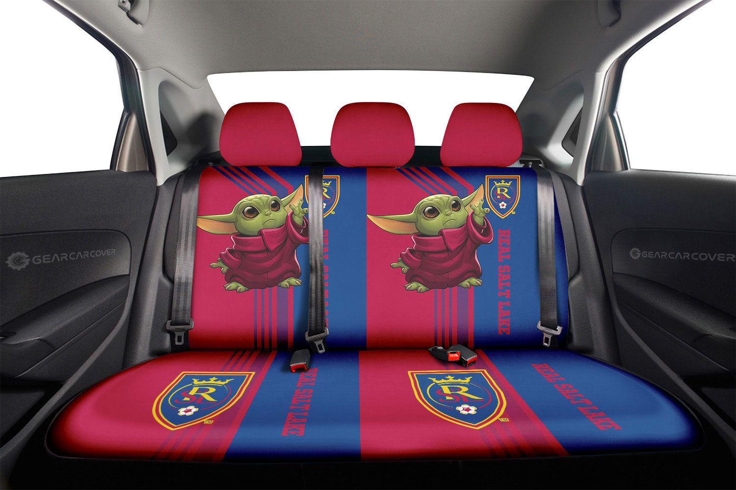 Real Salt Lake Car Back Seat Covers Custom Car Accessories - Gearcarcover - 2