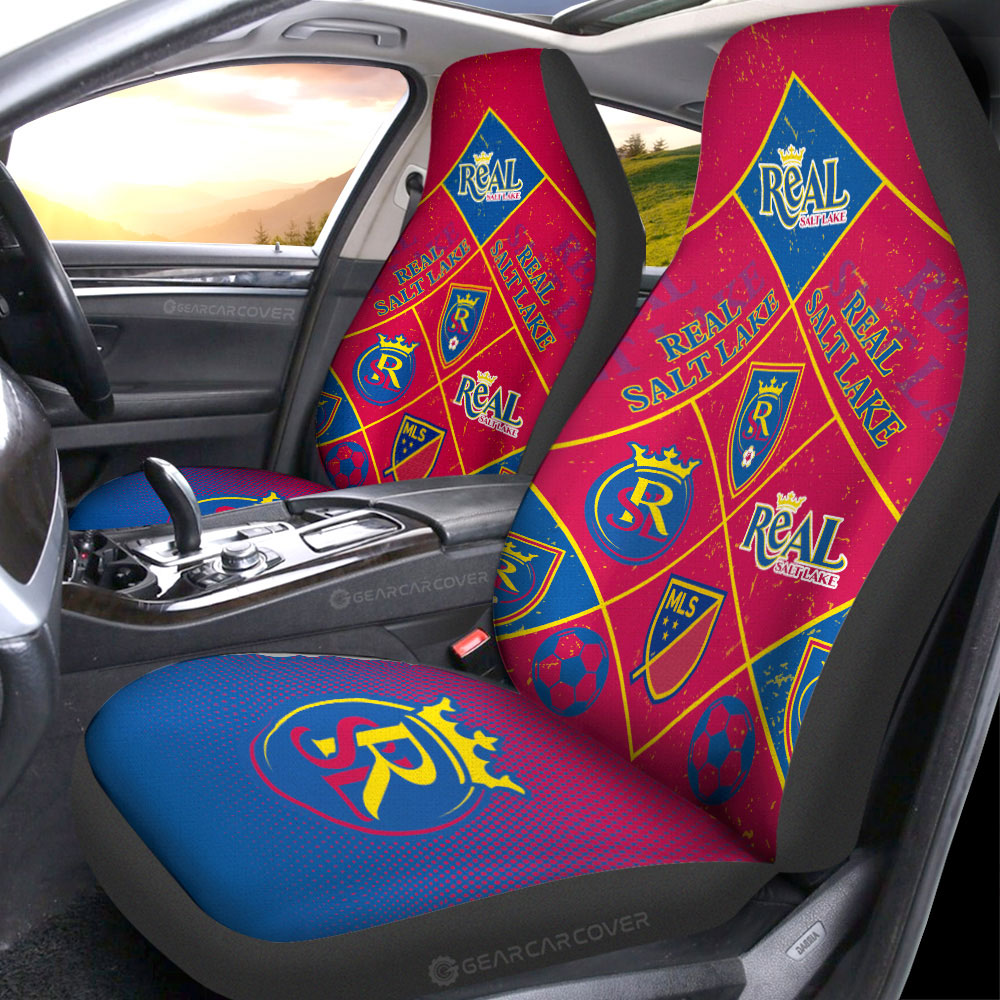 Real Salt Lake Car Seat Covers Sporty Team Collection - Gearcarcover - 1