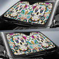 Real Salt Lake Car Sunshade Custom Sugar Skull Car Accessories - Gearcarcover - 2