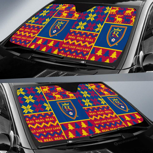 Real Salt Lake Car Sunshade Custom Ugly Style Car Accessories - Gearcarcover - 2