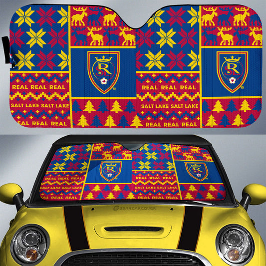 Real Salt Lake Car Sunshade Custom Ugly Style Car Accessories - Gearcarcover - 1