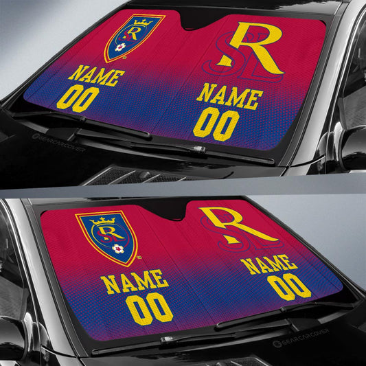 Real Salt Lake Car Sunshade Sporty Team Collection - Gearcarcover - 2