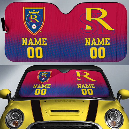 Real Salt Lake Car Sunshade Sporty Team Collection - Gearcarcover - 1
