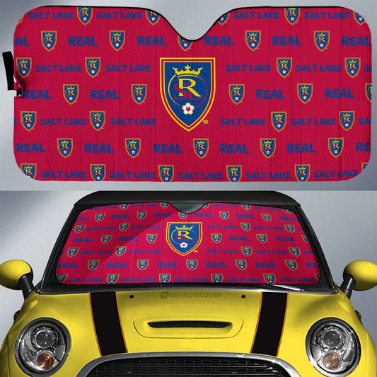 Real Salt Lake Car Sunshade Sporty Team Collection - Gearcarcover - 1