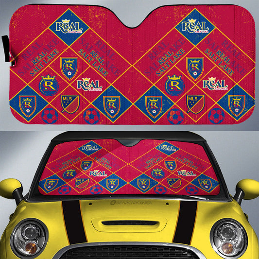 Real Salt Lake Car Sunshade Sporty Team Collection - Gearcarcover - 1