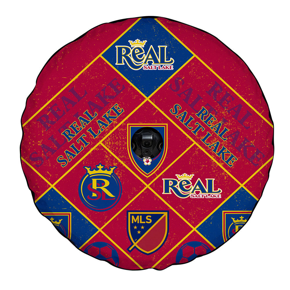 Real Salt Lake Spare Tire Covers Camera Hole Sporty Team Collection - Gearcarcover - 4