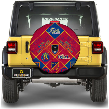 Real Salt Lake Spare Tire Covers Camera Hole Sporty Team Collection - Gearcarcover - 1