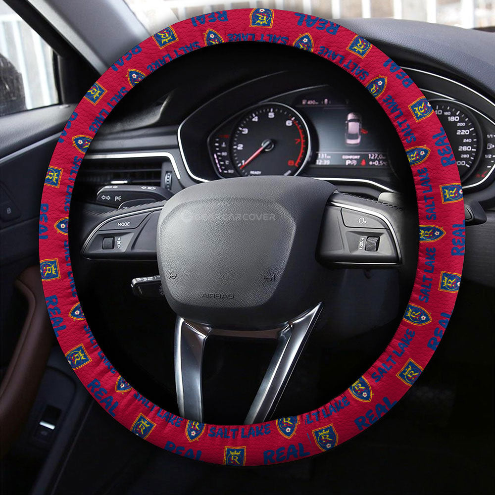 Real Salt Lake Steering Wheel Cover Sporty Team Collection - Gearcarcover - 4